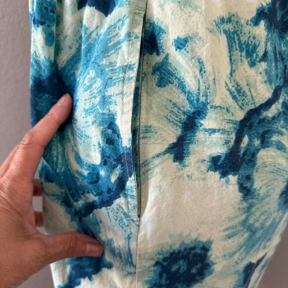 Anthropologie Floret Pencil Mini Dress Beaded Square Split Neck Cap Sleeve Sz 0 - Picture 8 of 15